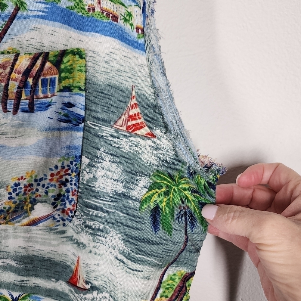 Pineapple Connection Tropical Theme Sleeveless Bu… - image 4